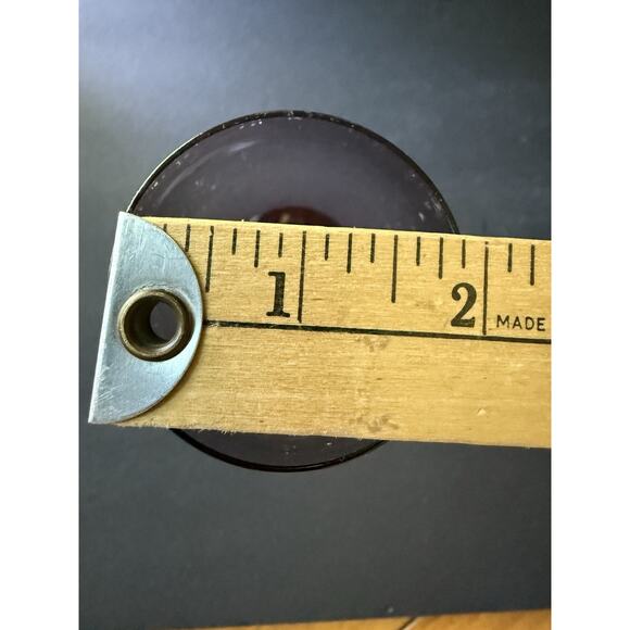 Vintage Amethyst Champagne Flutes Glasses Purple Set 5 Cocktail Barware Modern - Picture 6 of 6